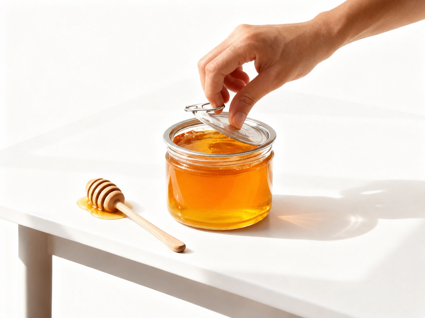 جار BPA Free برای بسته‌بندی عسل و دسر